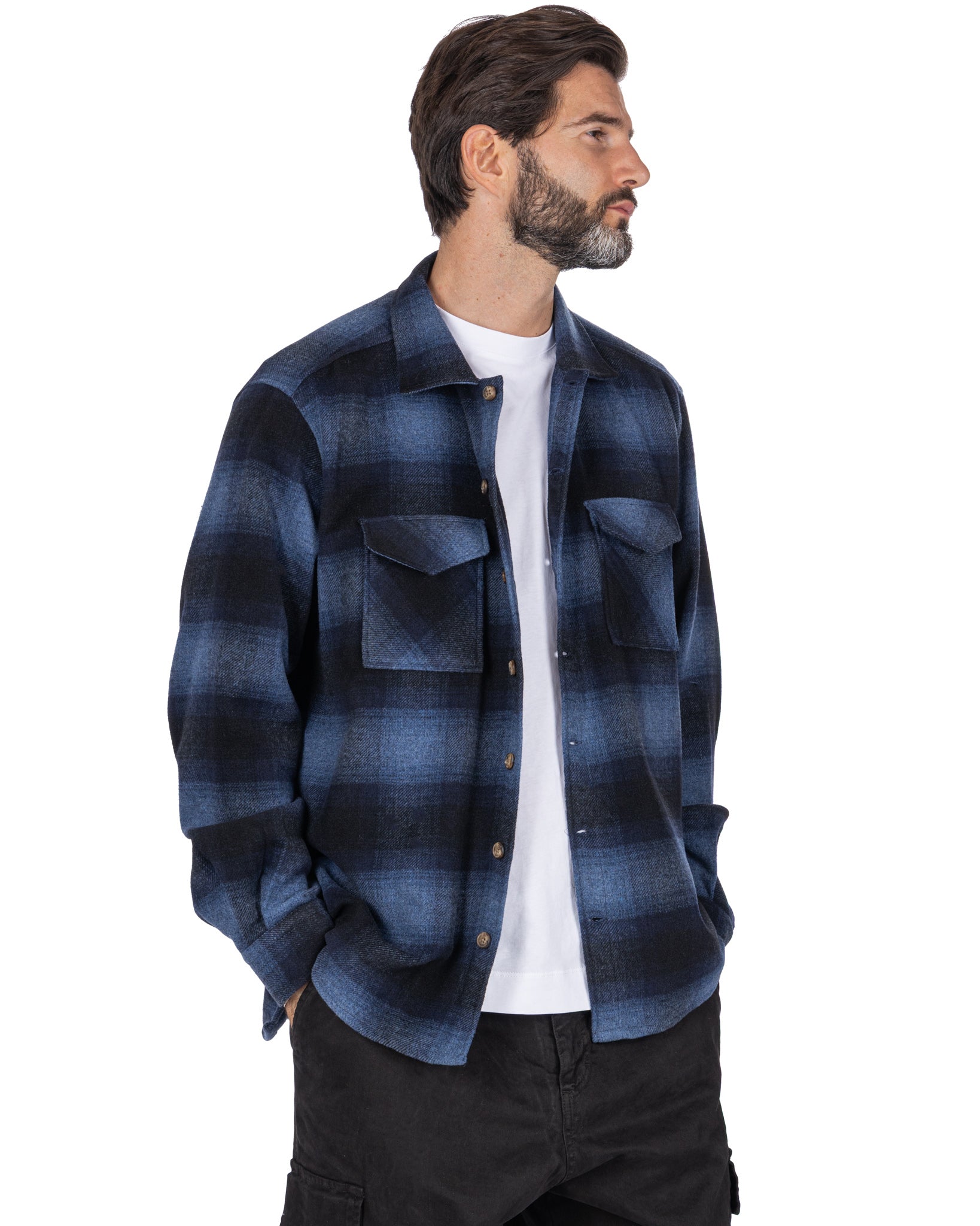Camisa Odin a cuadros azules