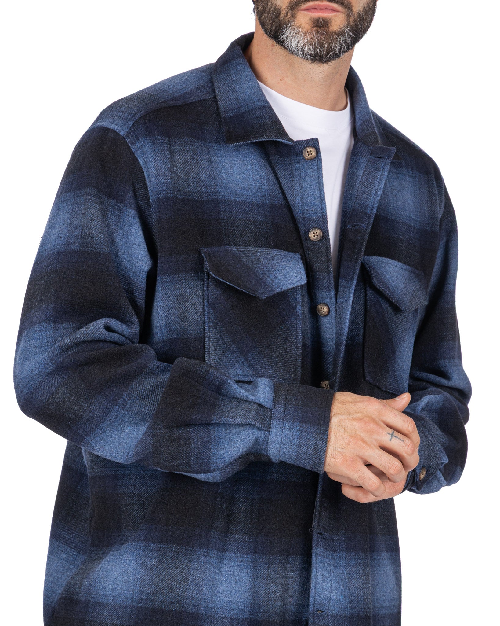 Camisa Odin a cuadros azules