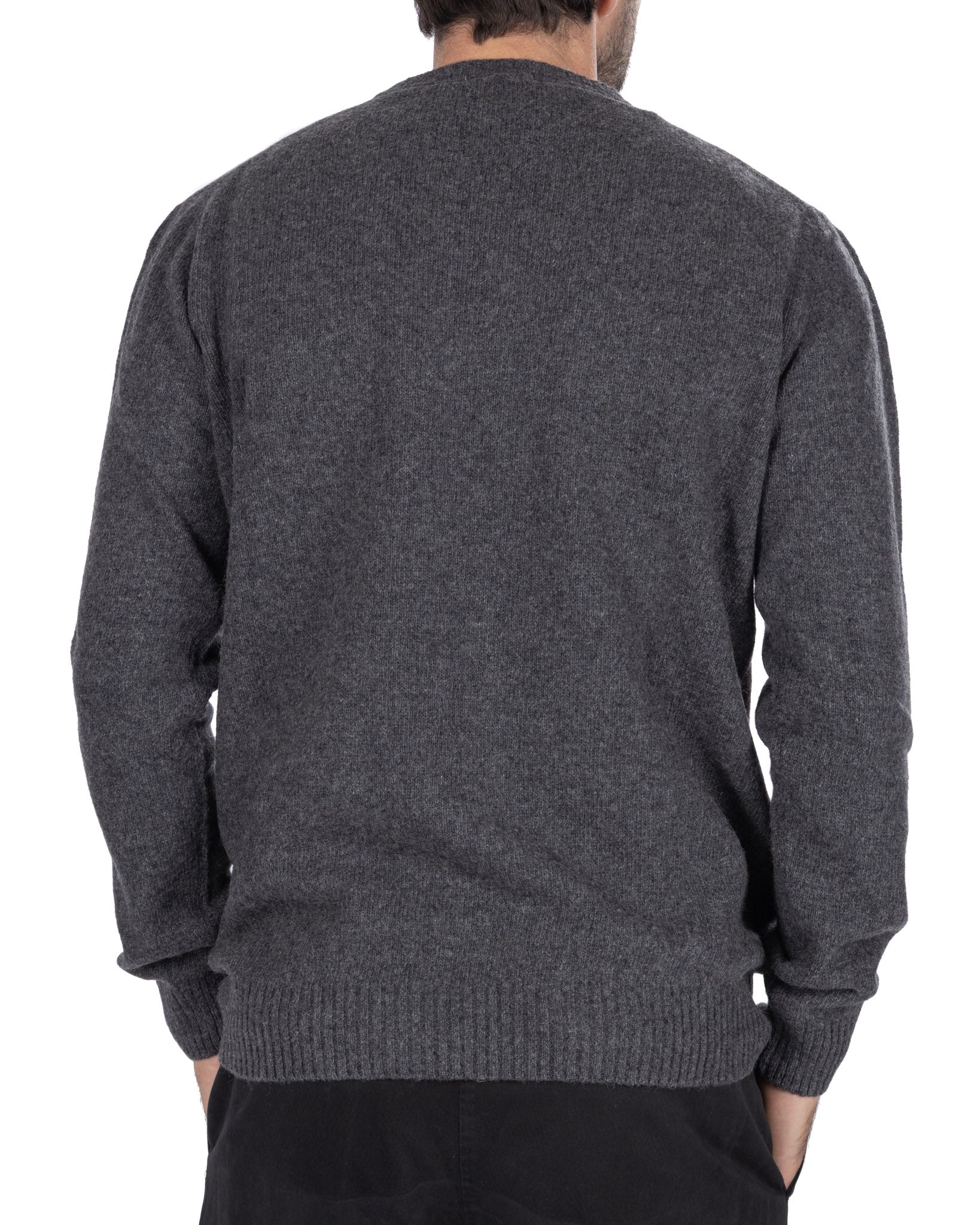 Sudadera Etna de mezcla de lana gris