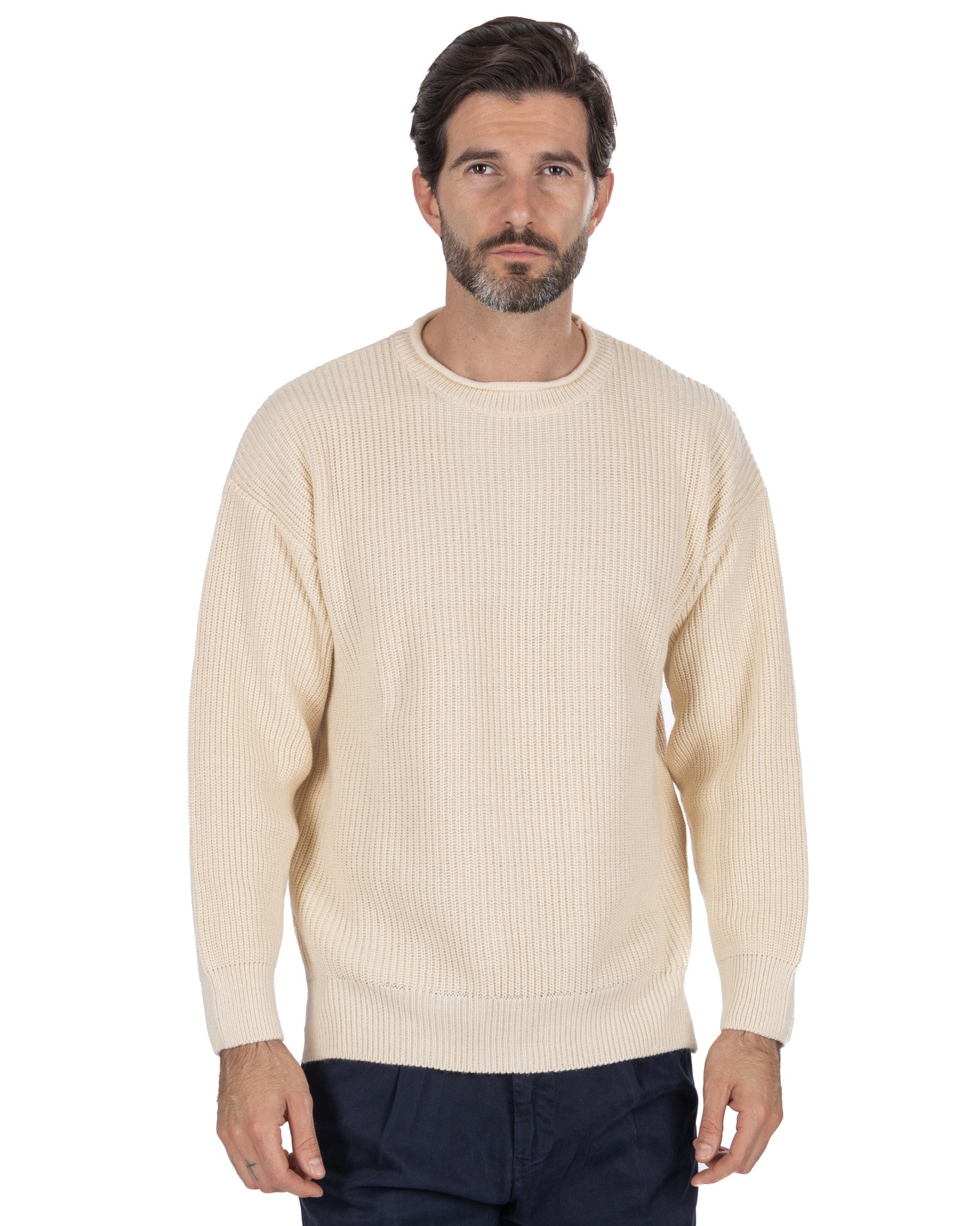 Gargantilla Sven de canalé beige
