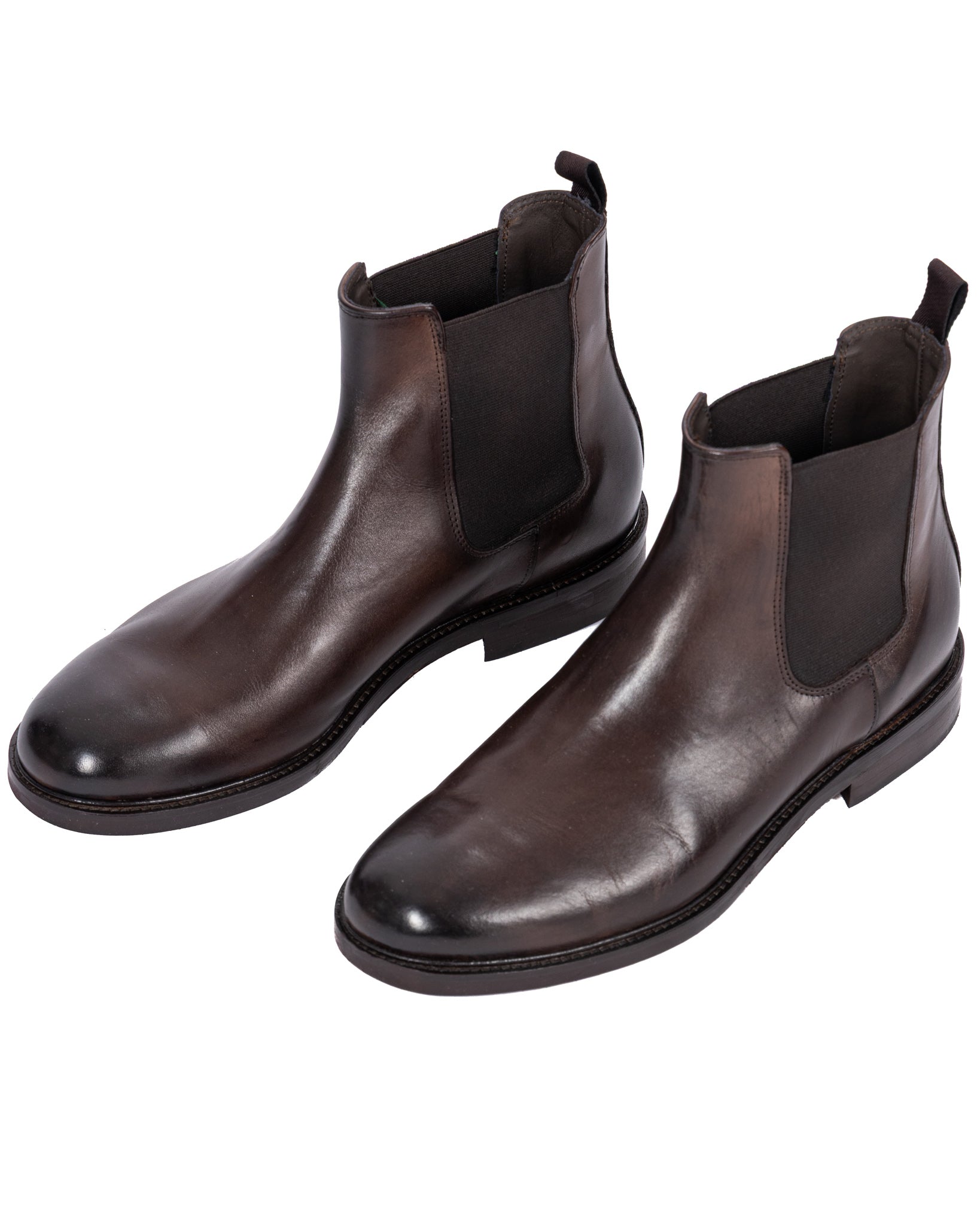 Jae - bota de piel color café oscuro