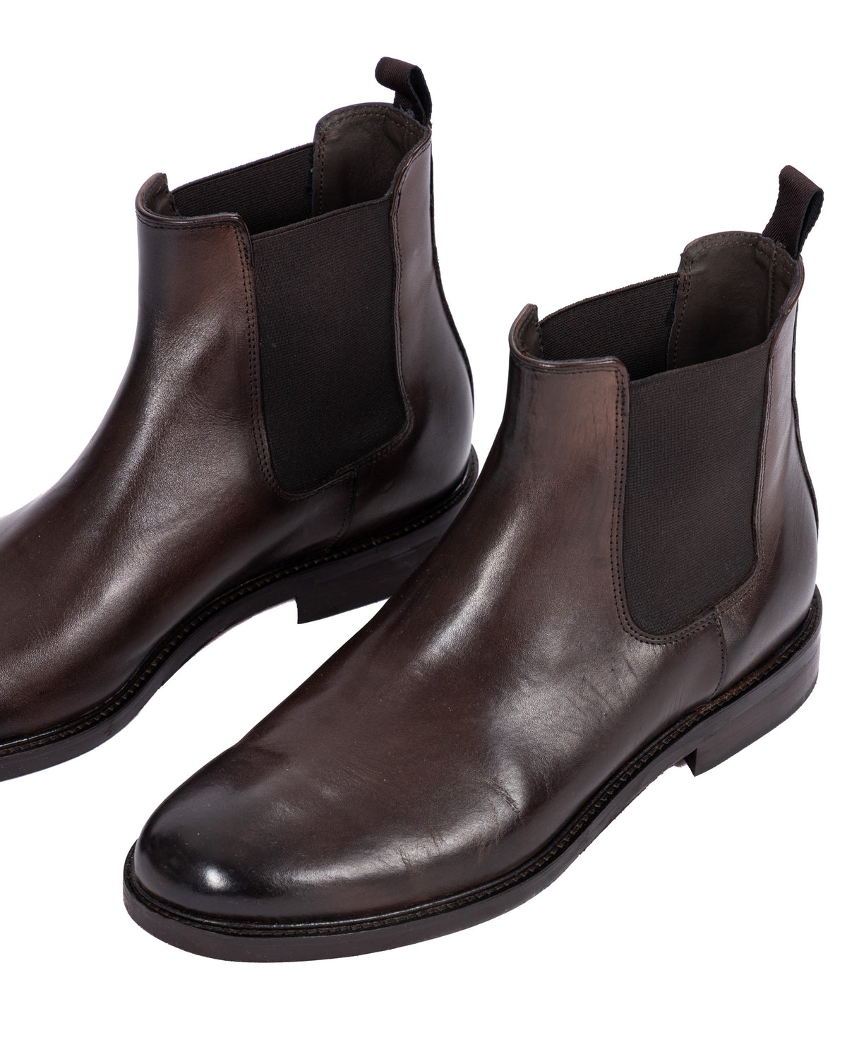Jae - bota de piel color café oscuro
