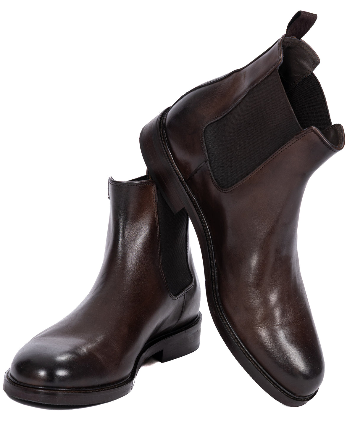 Jae - bota de piel color café oscuro
