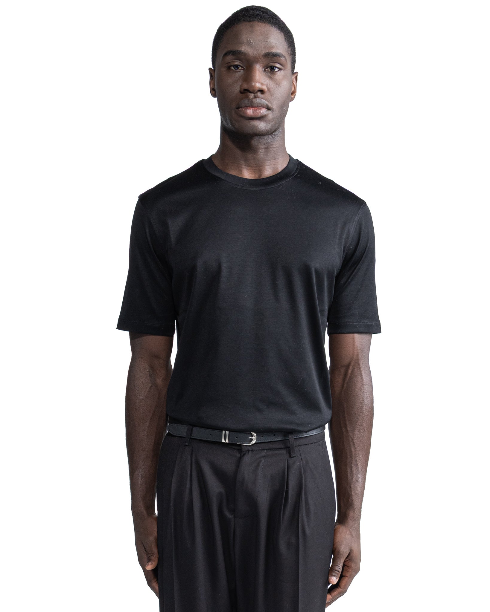 Camiseta Hoorn en hilo de Escocia negro