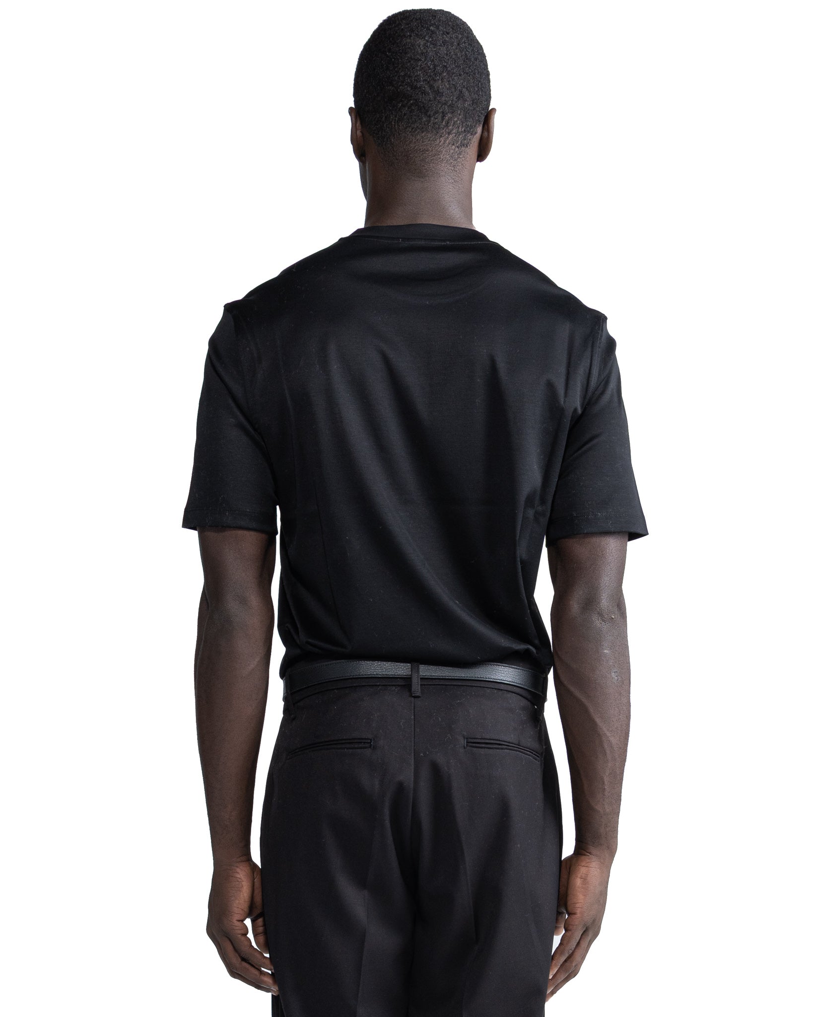 Camiseta Hoorn en hilo de Escocia negro