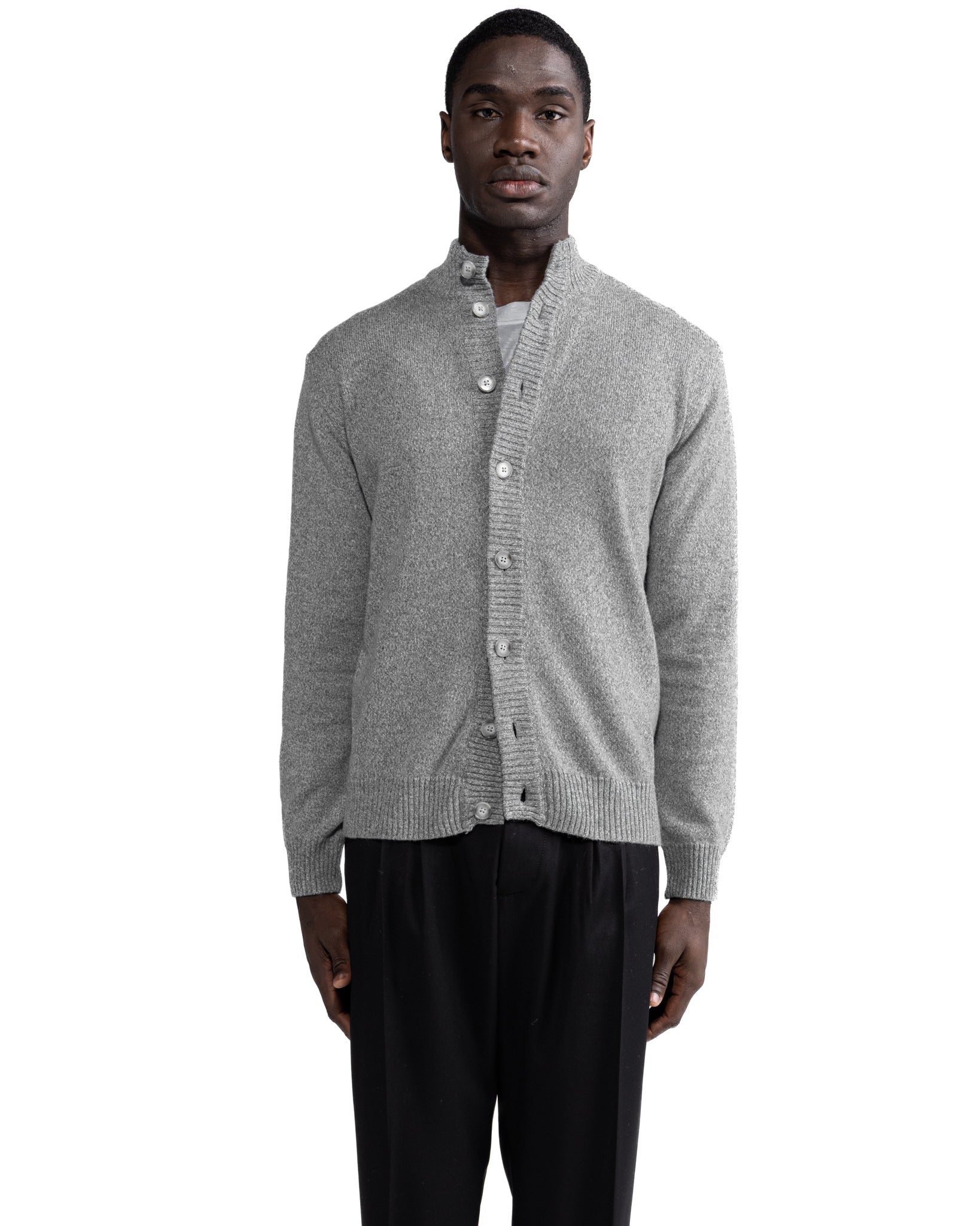 Chaqueta de punto Tavolara mouliné gris
