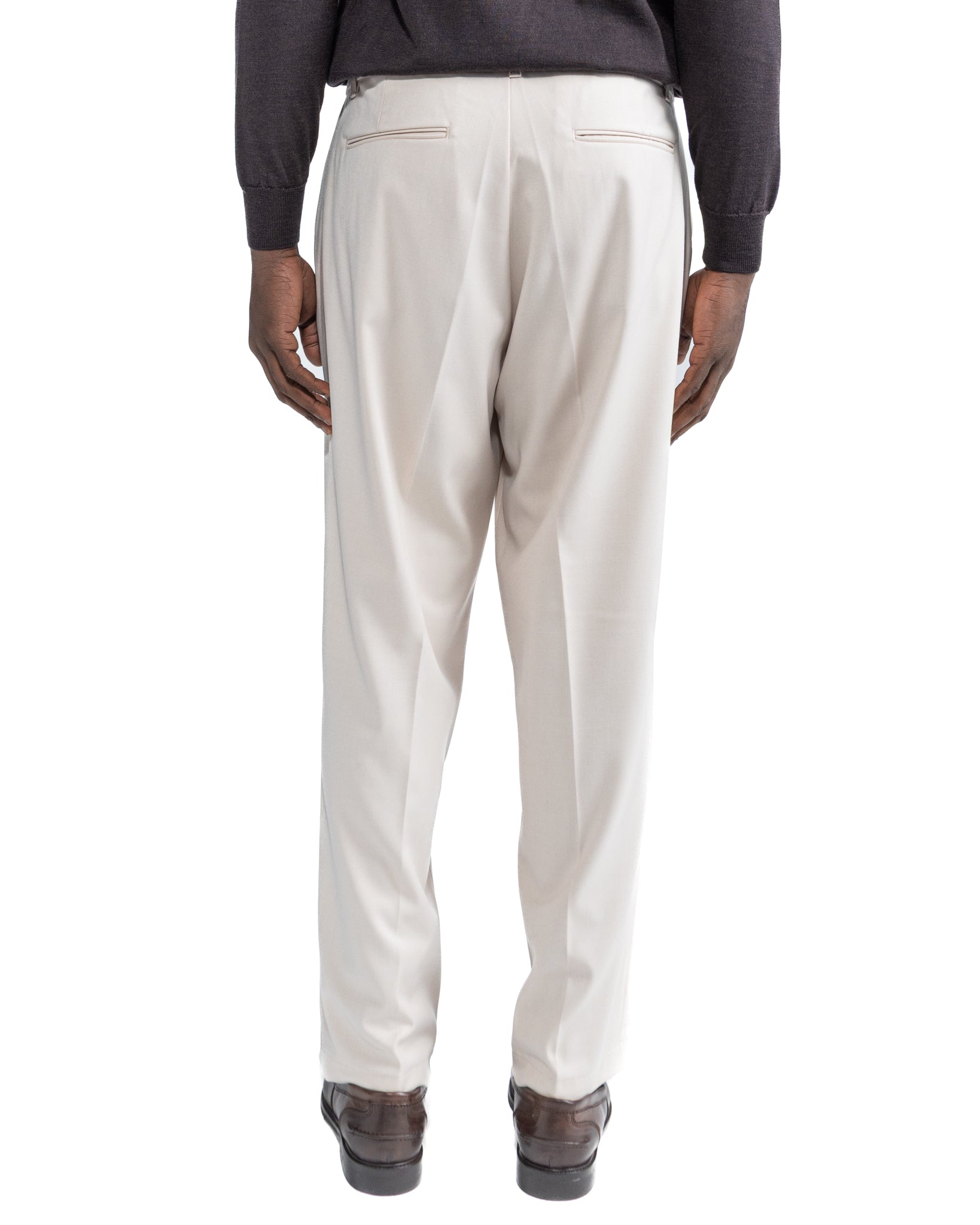Pantalón ancho Kevin color crema