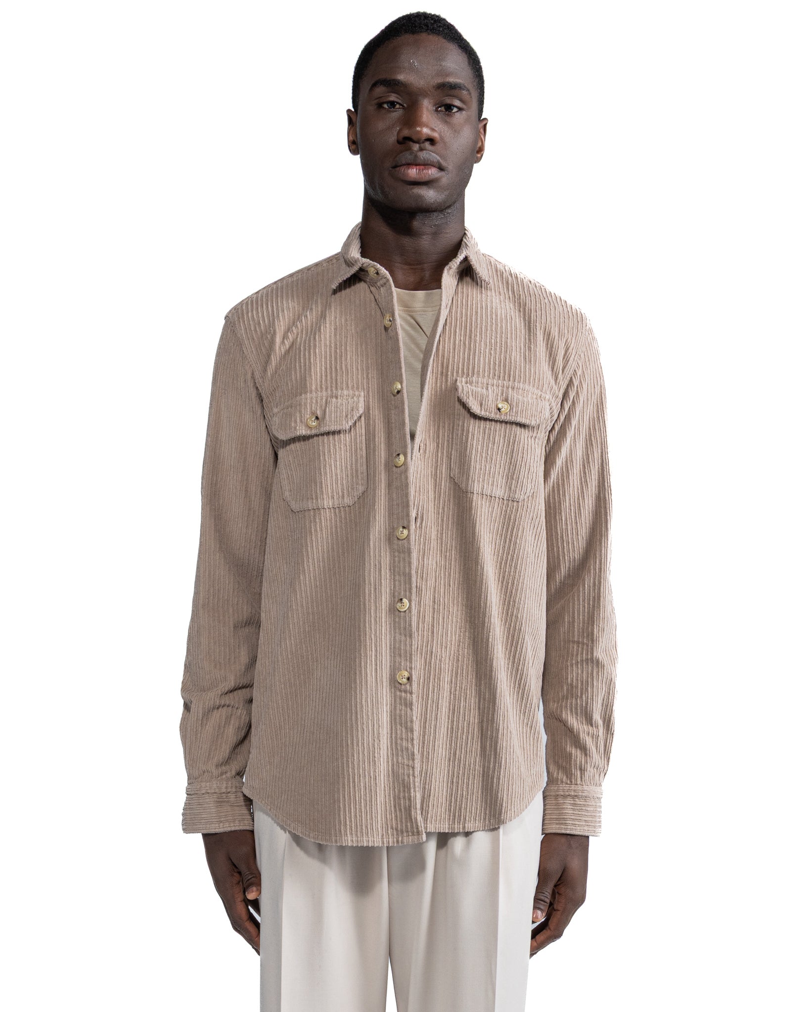 シャツ magliano velvet shirt Atlantis Beige Velvet Shirt