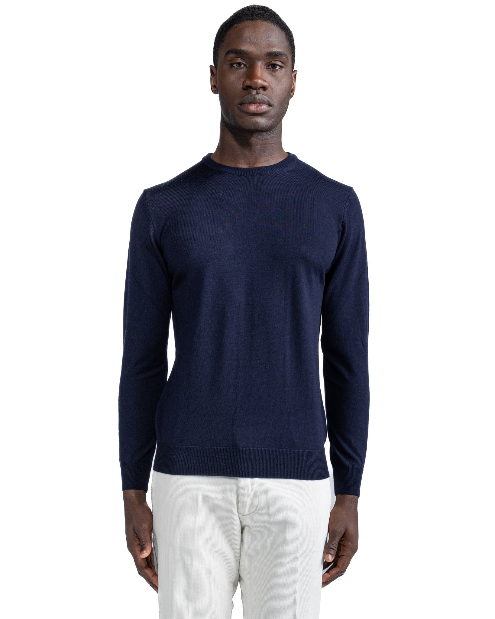 Gargantilla Furore de lana merino Tollegno azul