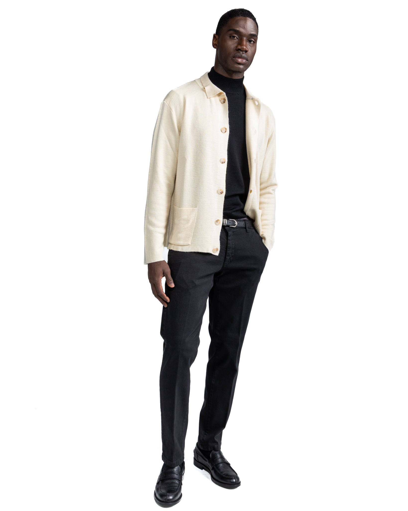 Chaqueta de punto Krakatoa beige