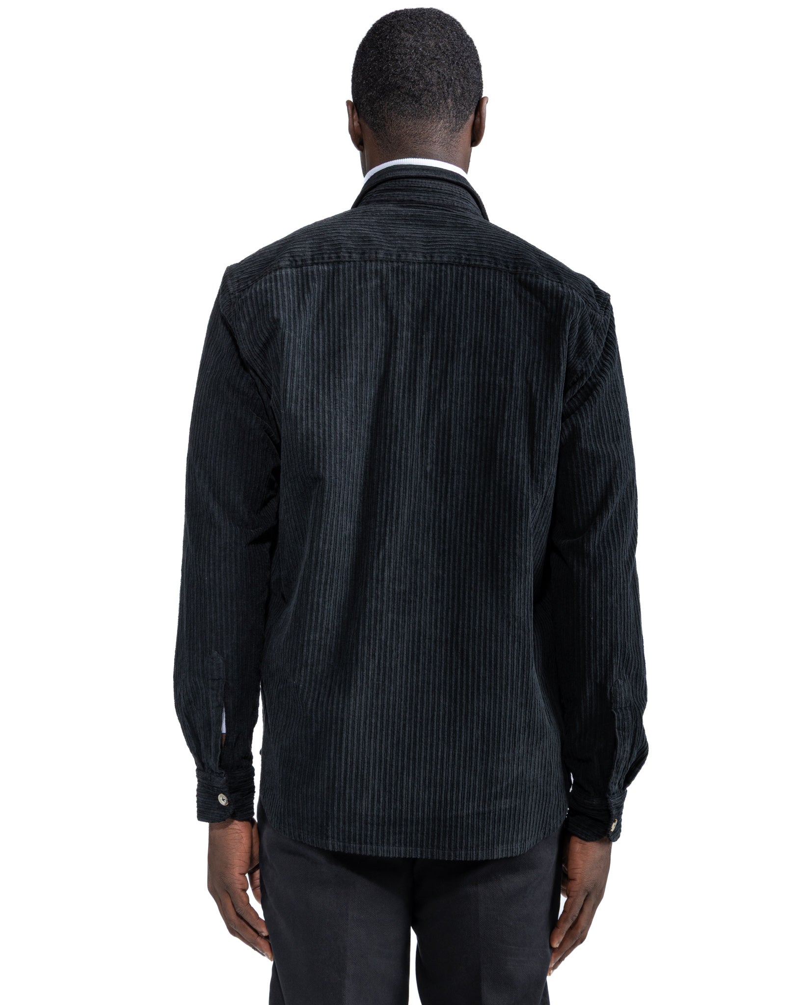 Atlantis - camisa de terciopelo negro