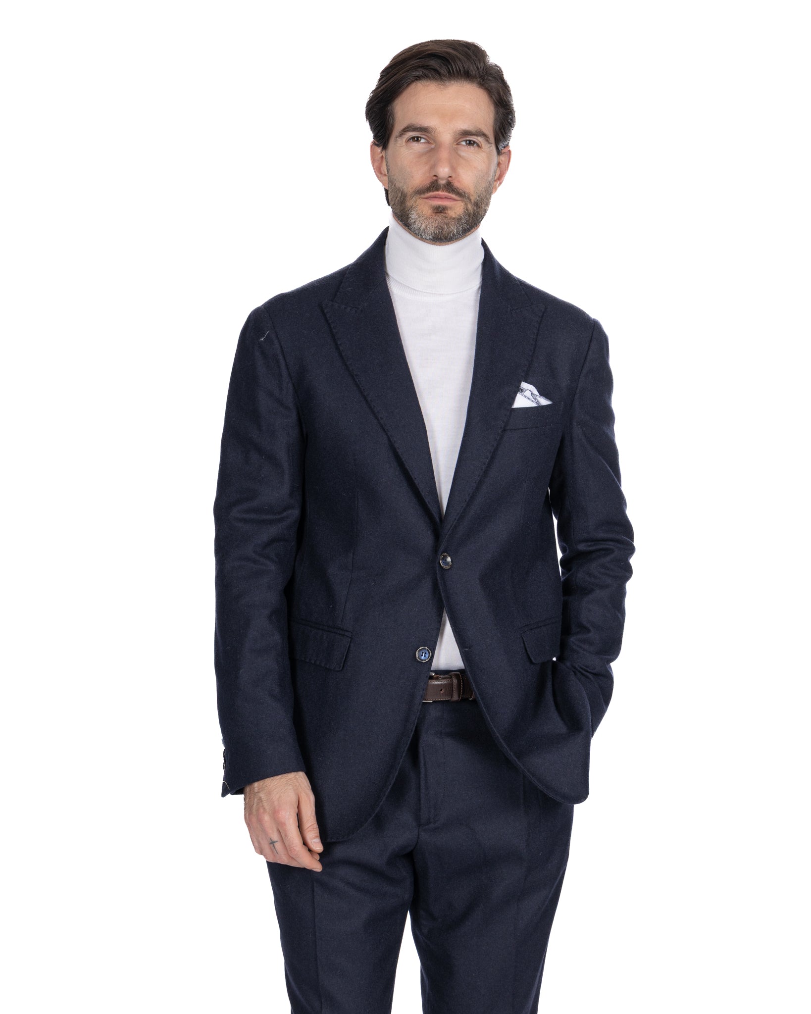 Chaqueta Reflex de franela azul
