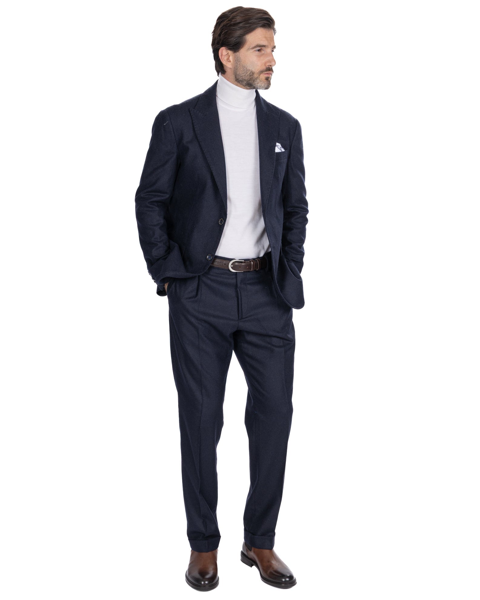Chaqueta Reflex de franela azul