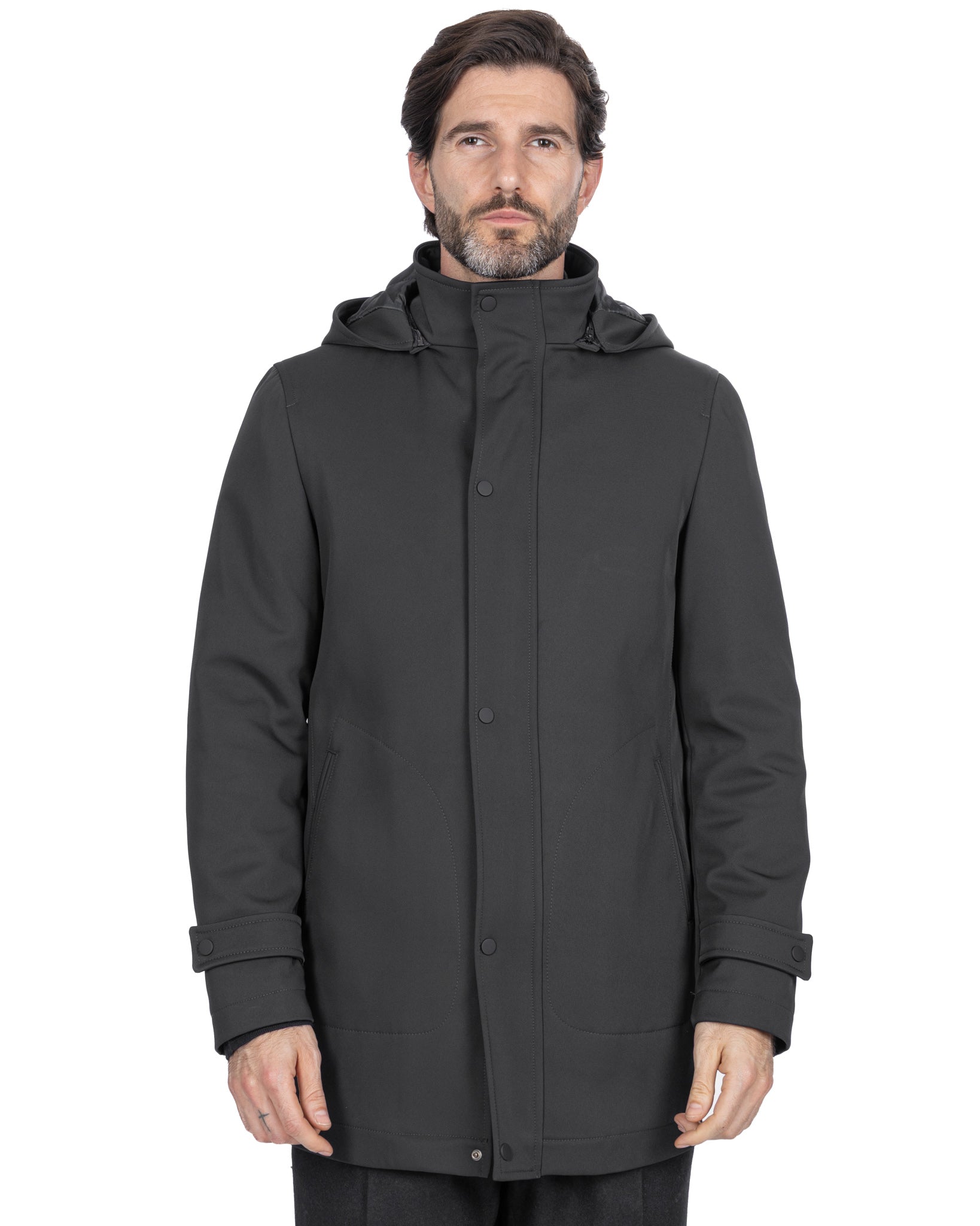 Dylan technical jacket in black