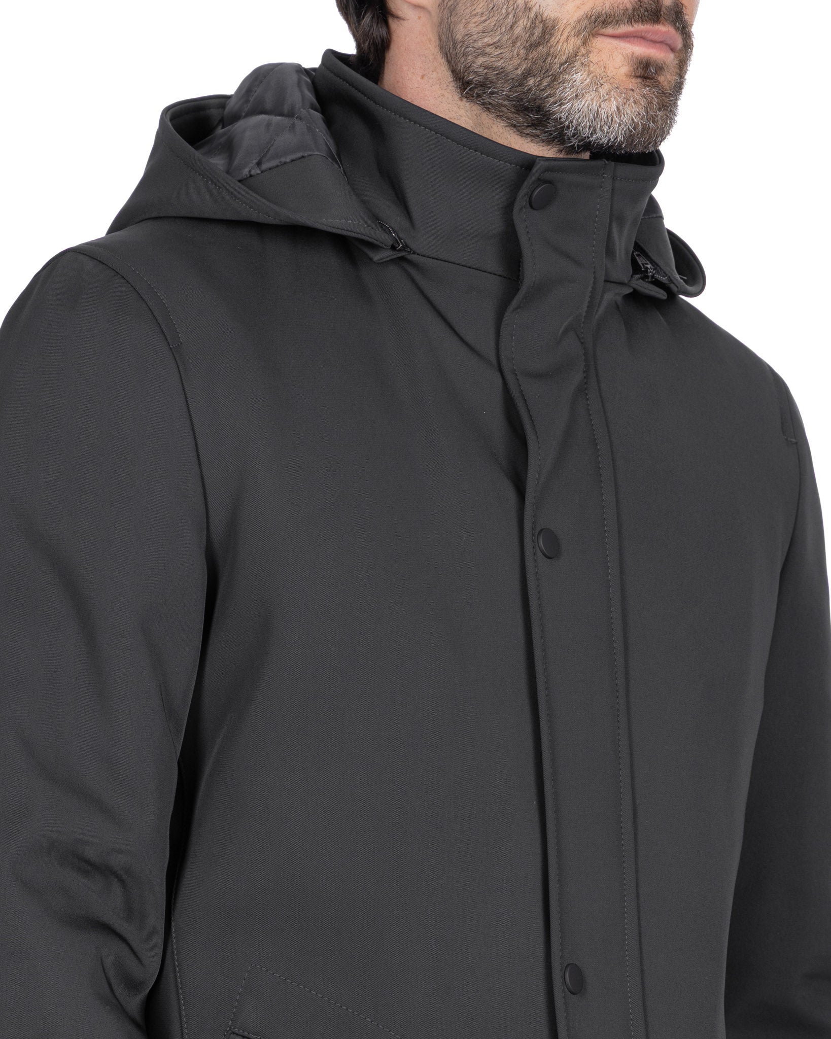 Dylan technical jacket in black