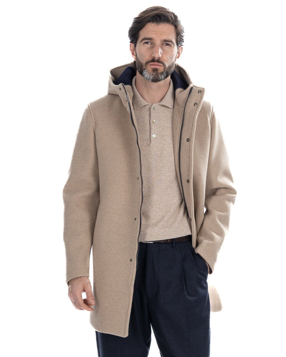 Chaqueta Denali de paño beige