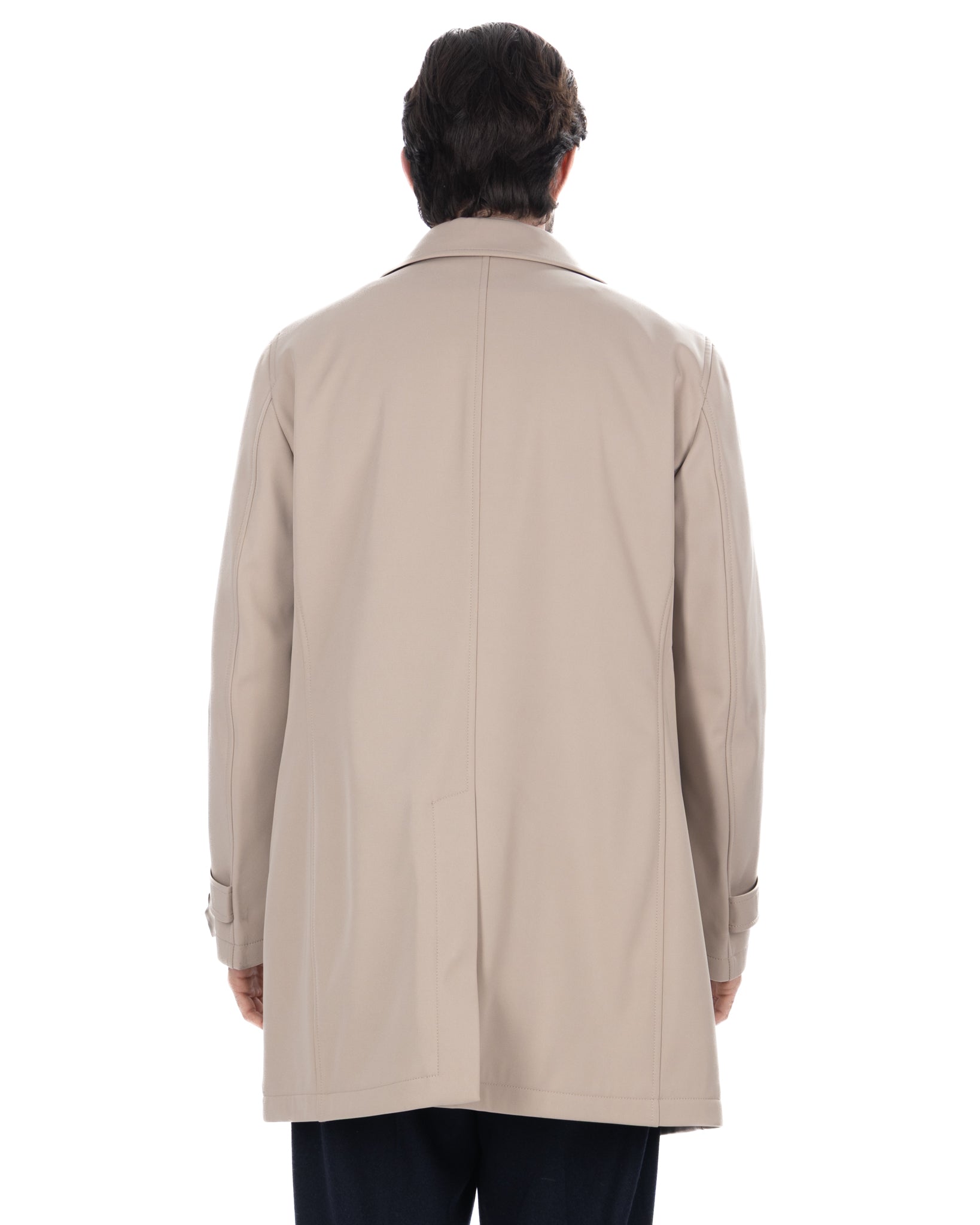 Gabardina Tyler técnica acolchada beige