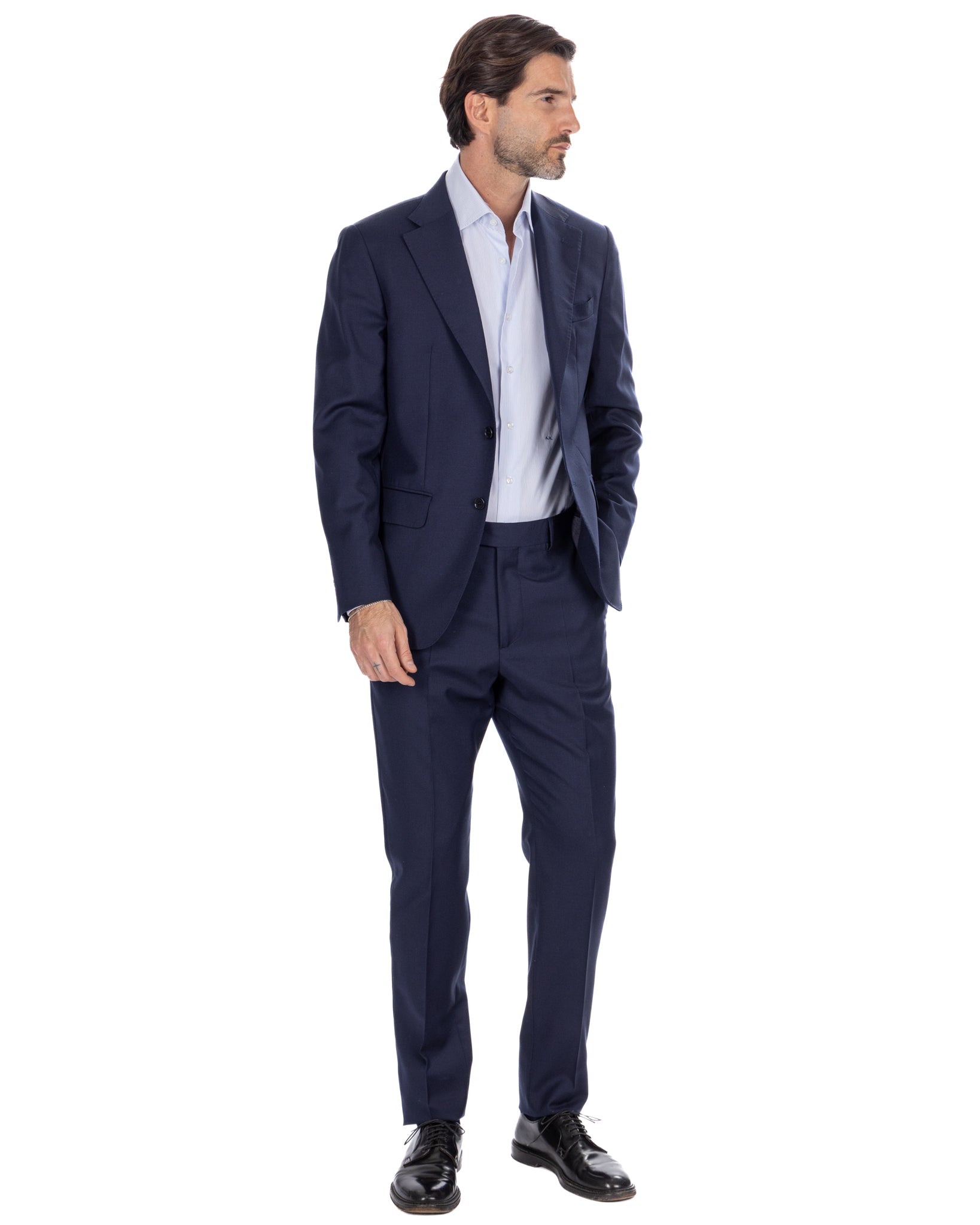 Vestido de Prati de lana azul