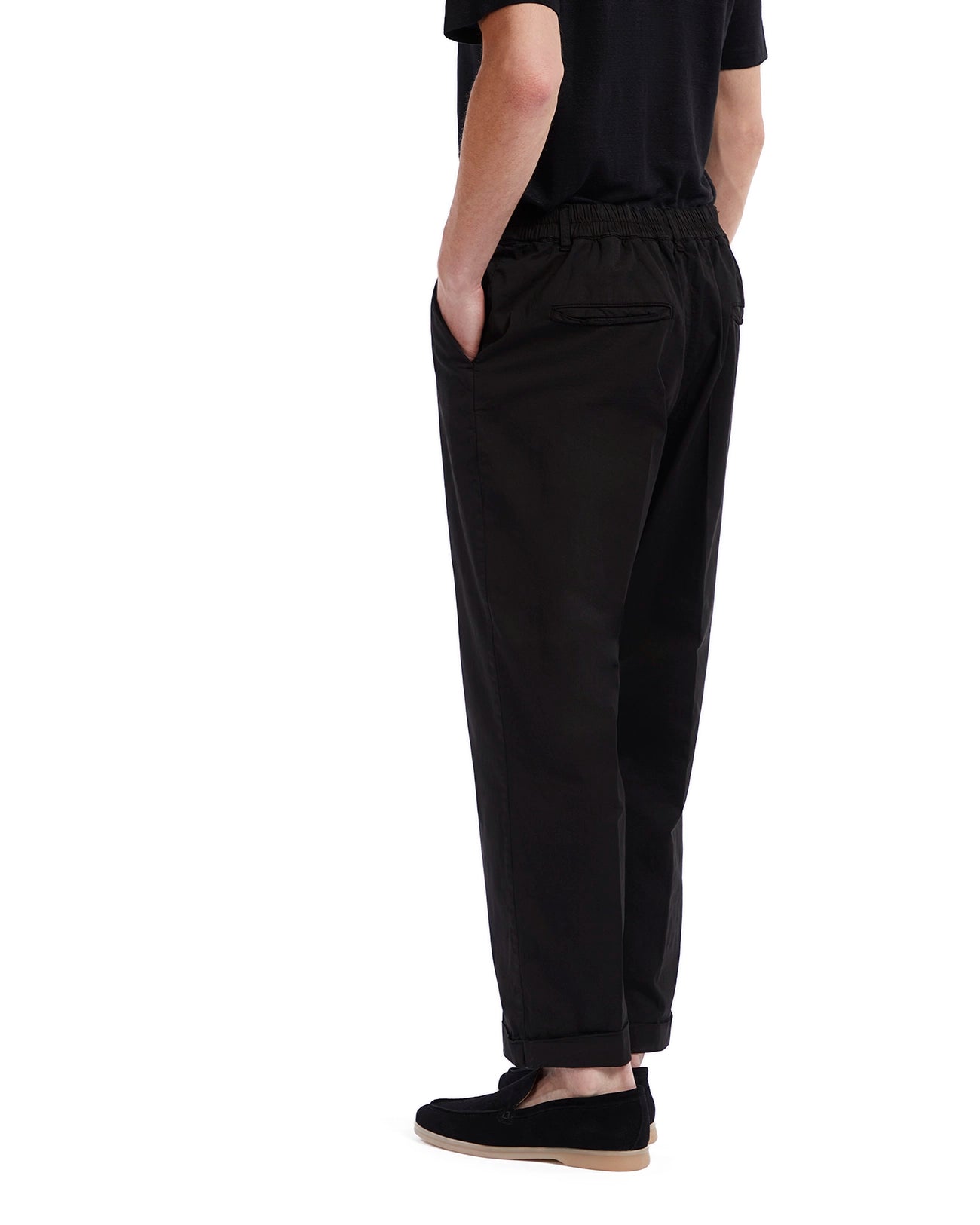 Pantalón Wels de algodón negro