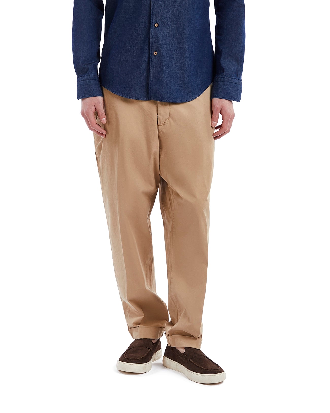 Pantalón Wels de algodón beige