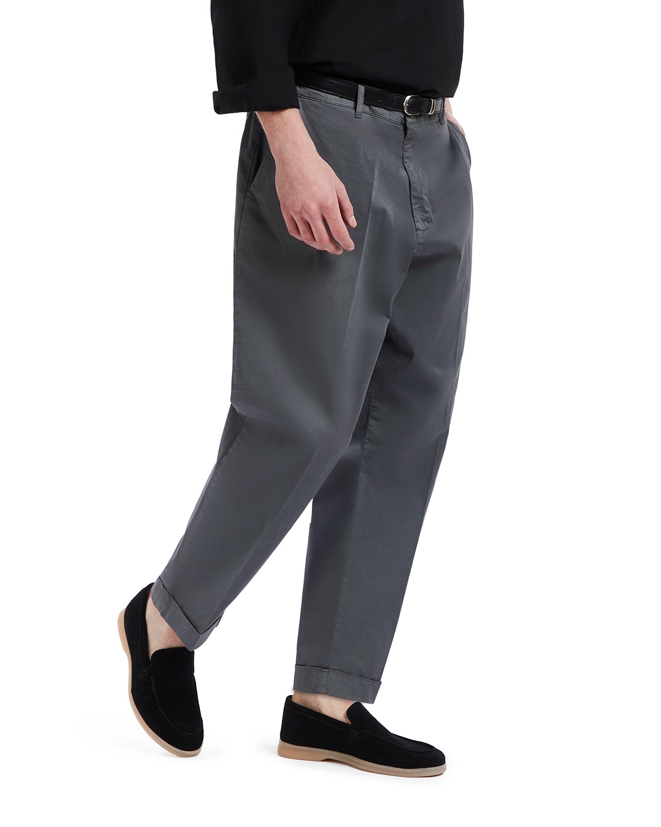 Pantalón Wels de algodón gris