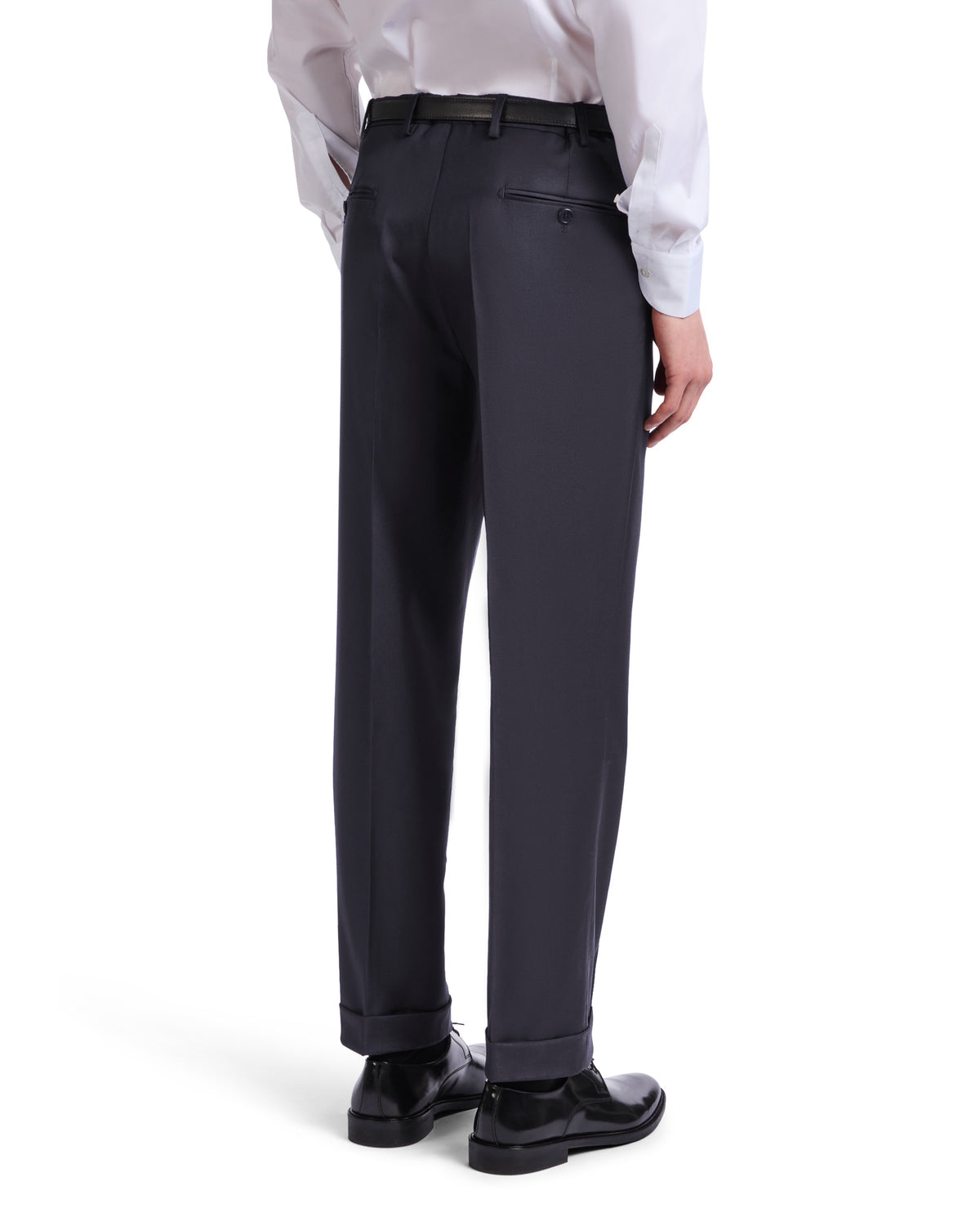 Pantalone Classic in lana Perennial Canonico antracite