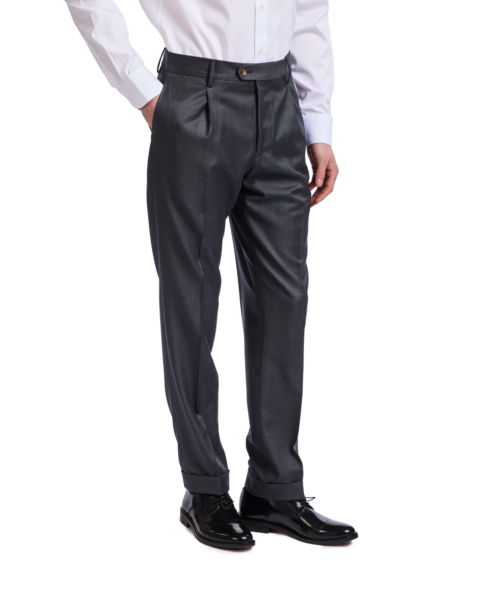 Pantalón Staten de lana Canonico antracita