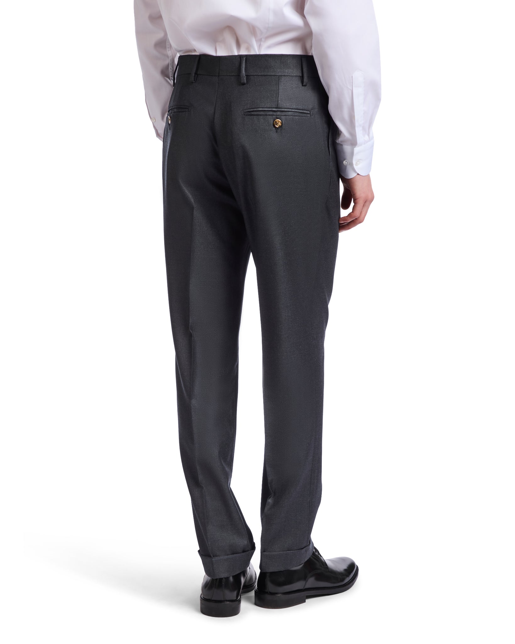 Traje Perennial de lana Barberis Canonico antracita
