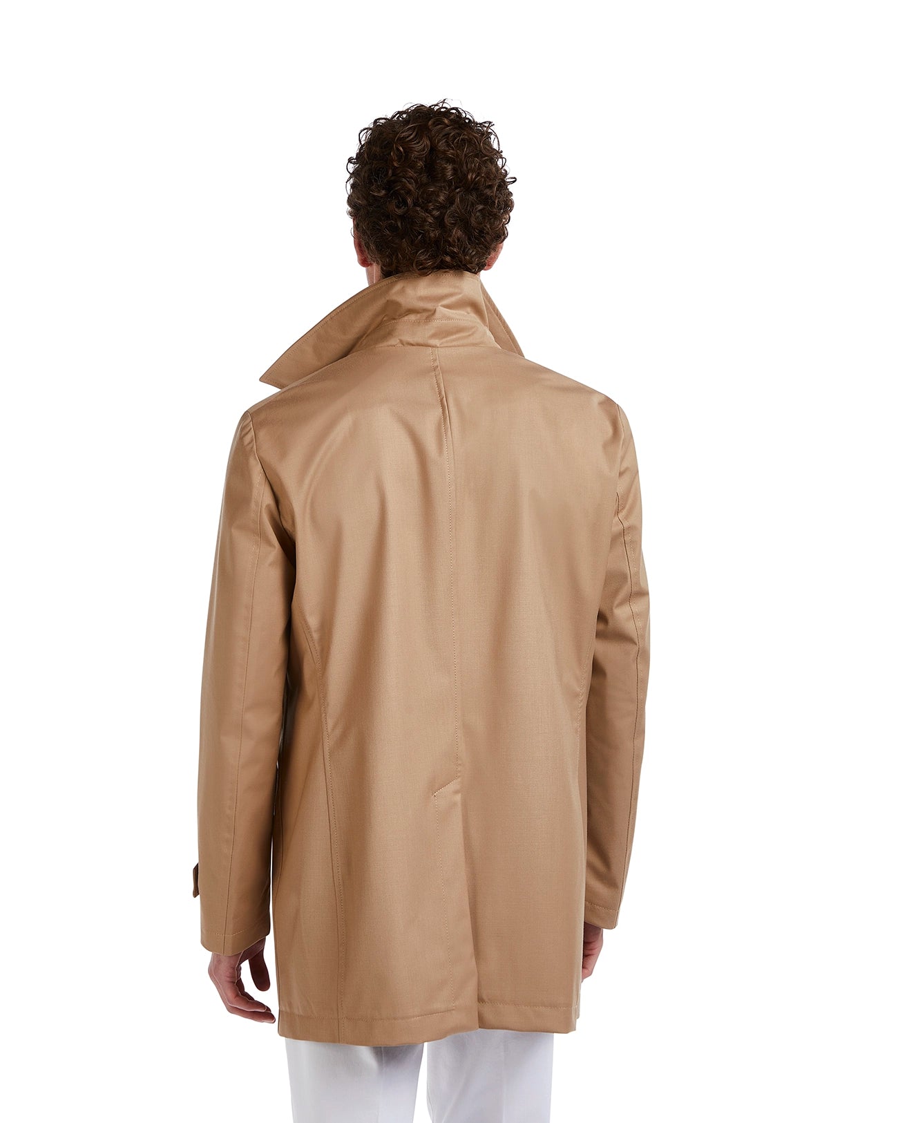 Gabardina Mantova sin forro beige