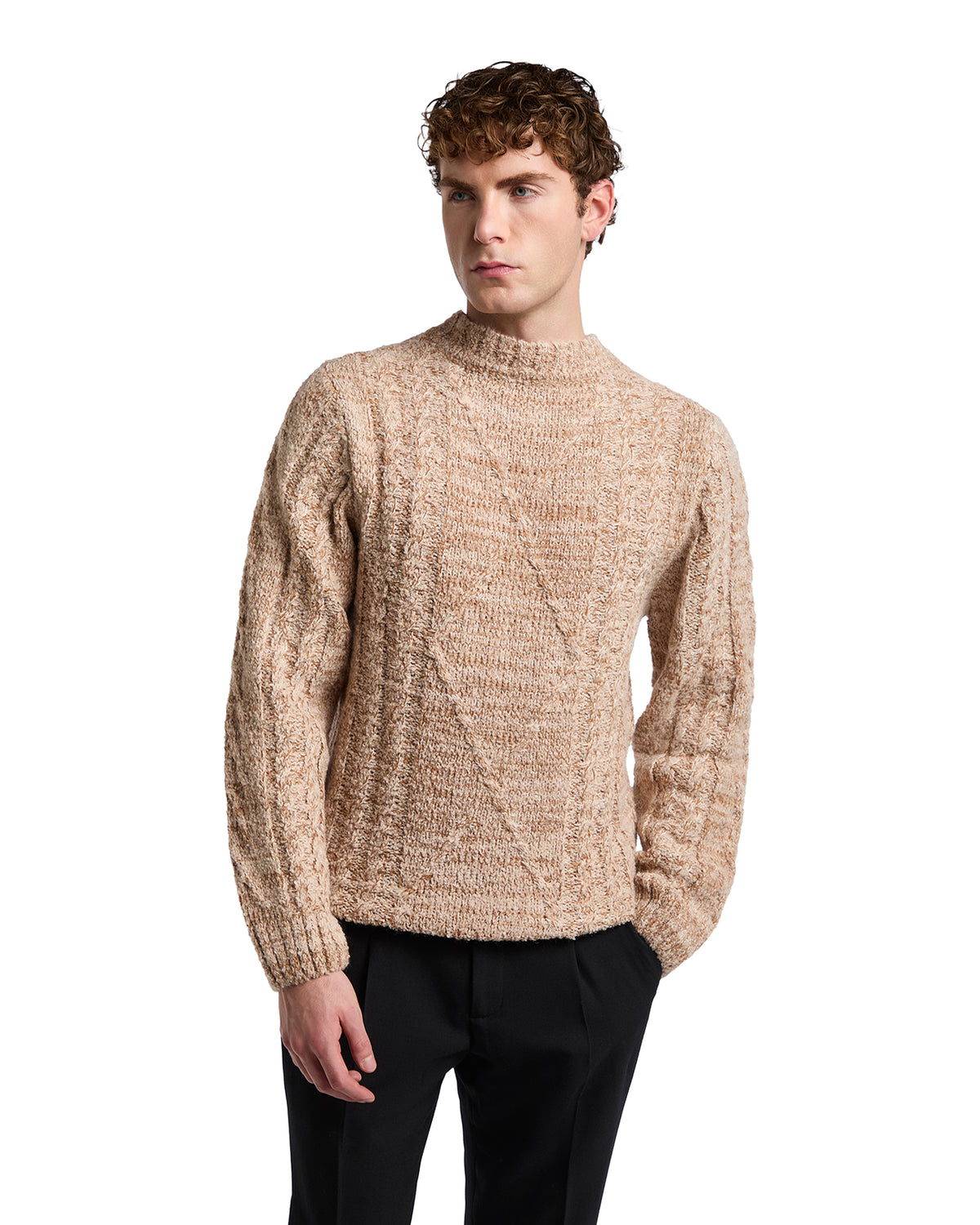 Astro over beige choker