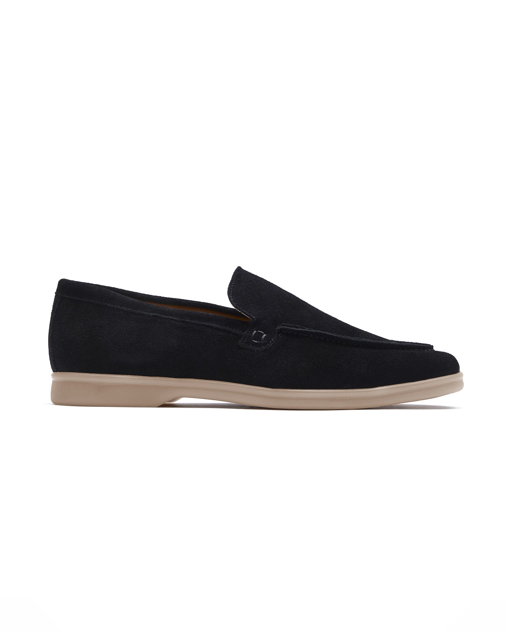Mocasín Valeri de ante negro