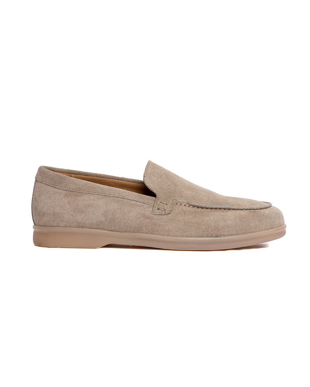 Mocasín Valeri de ante beige
