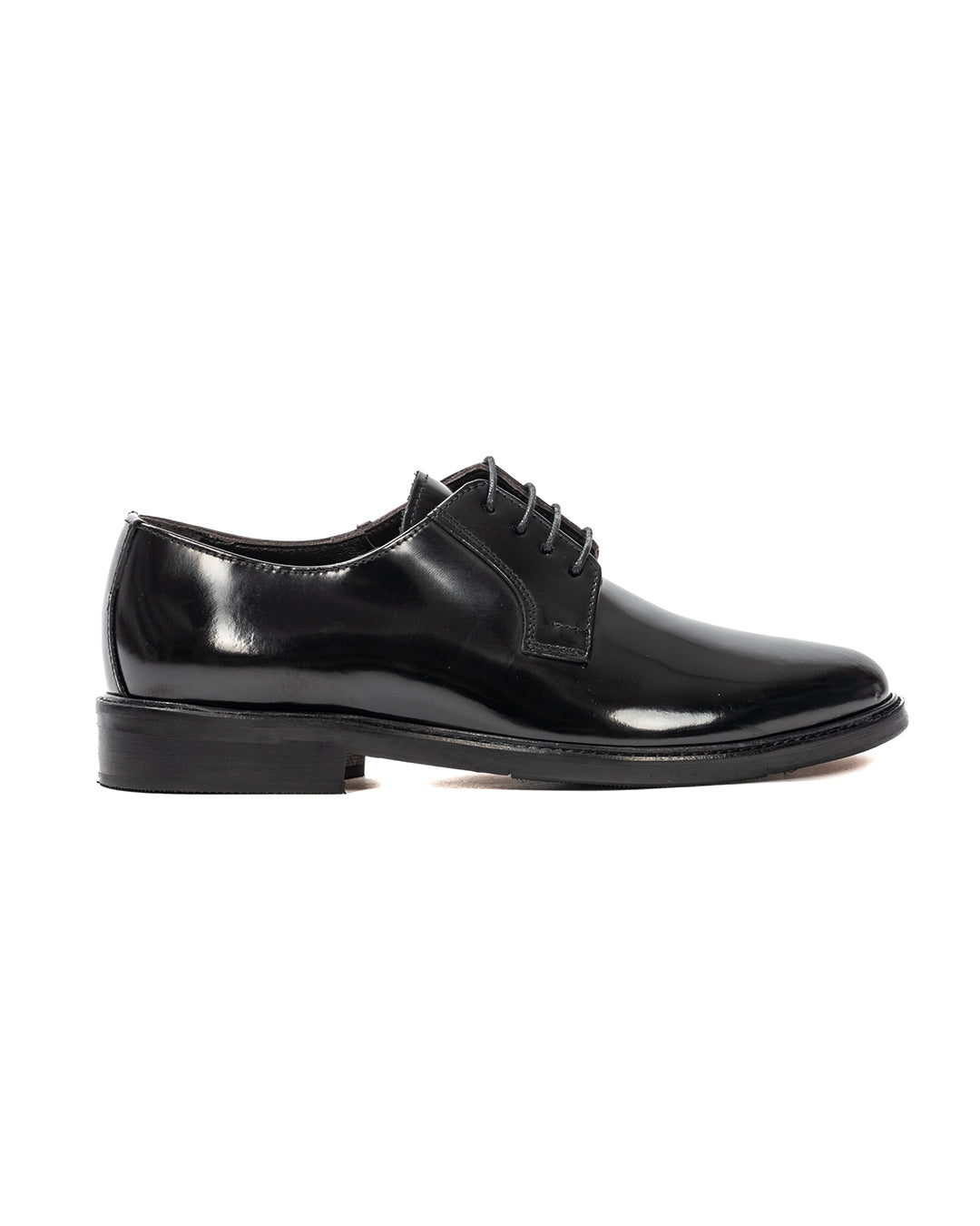 Arthur - zapato derby clásico negro brillante