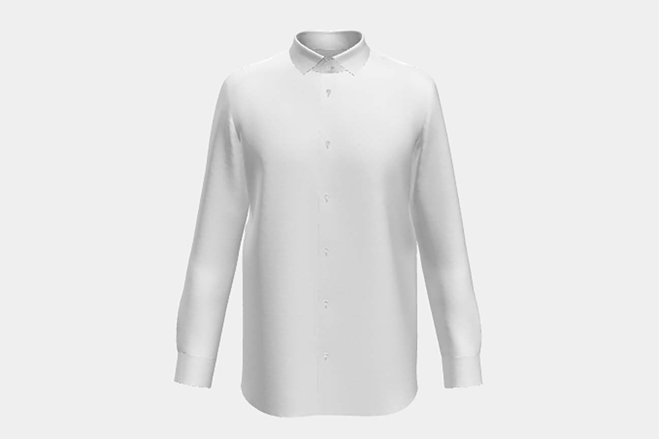 White tailored shirt