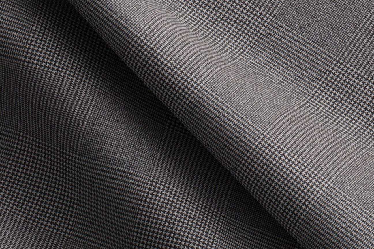 Tailored wool and silk trousers 150s black Caccioppoli
