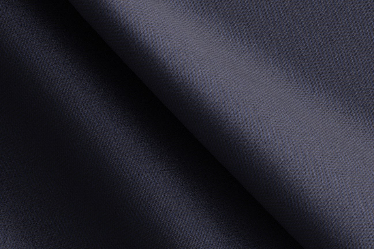 Traje a medida de lana azul 110s Canonico