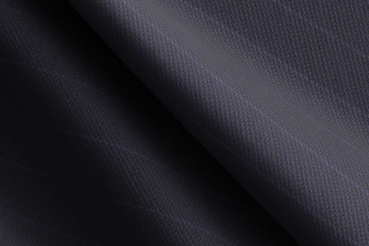 Traje a medida de lana azul 110s Canonico