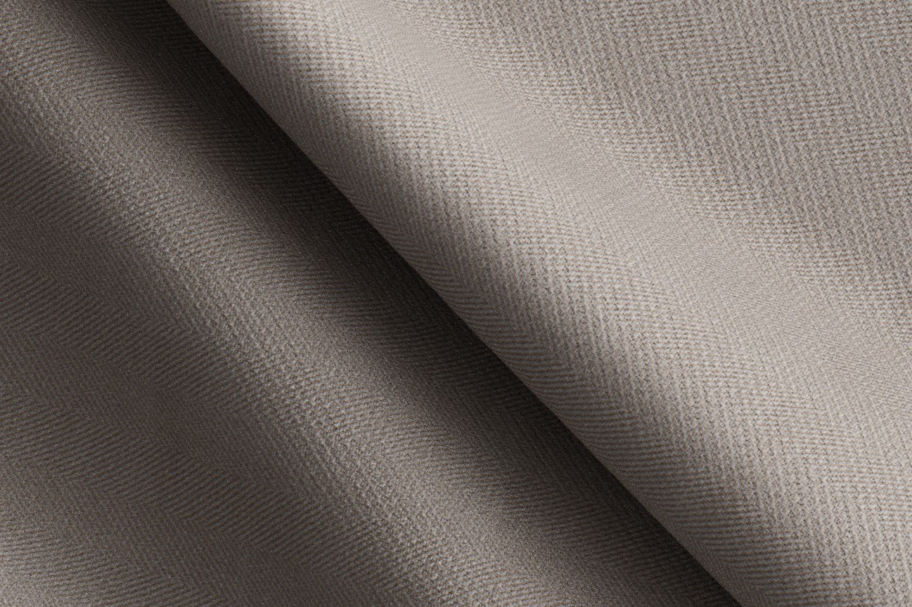 Beige solaro 130s wool tailored trousers with band Caccioppoli