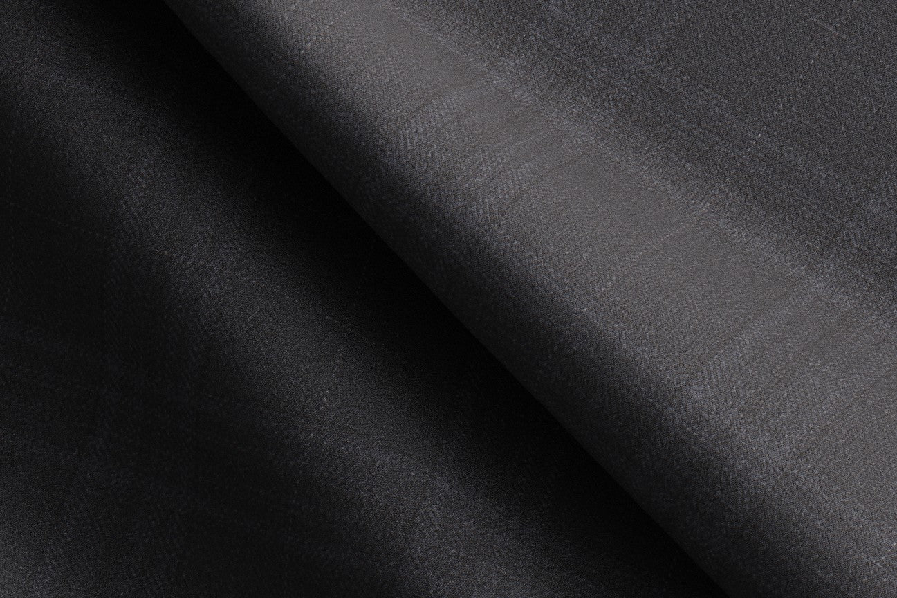 Loro Piana gray 150s wool tailored trousers