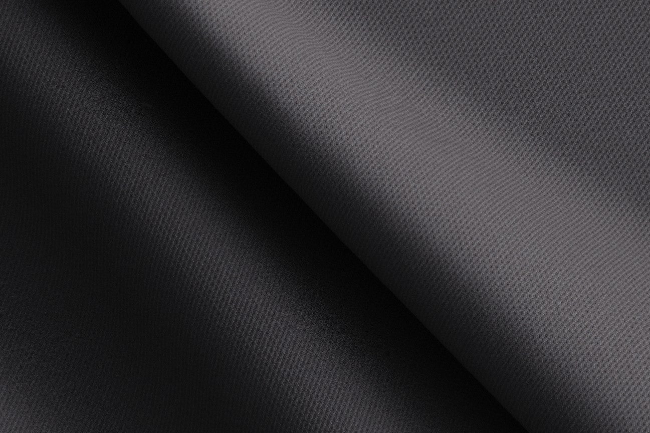 Bespoke 150s gray wool and silk trousers Caccioppoli