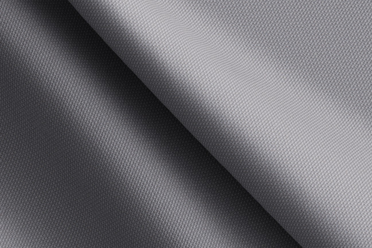 Canonico gray 110s polyester and acrylic tailored trousers