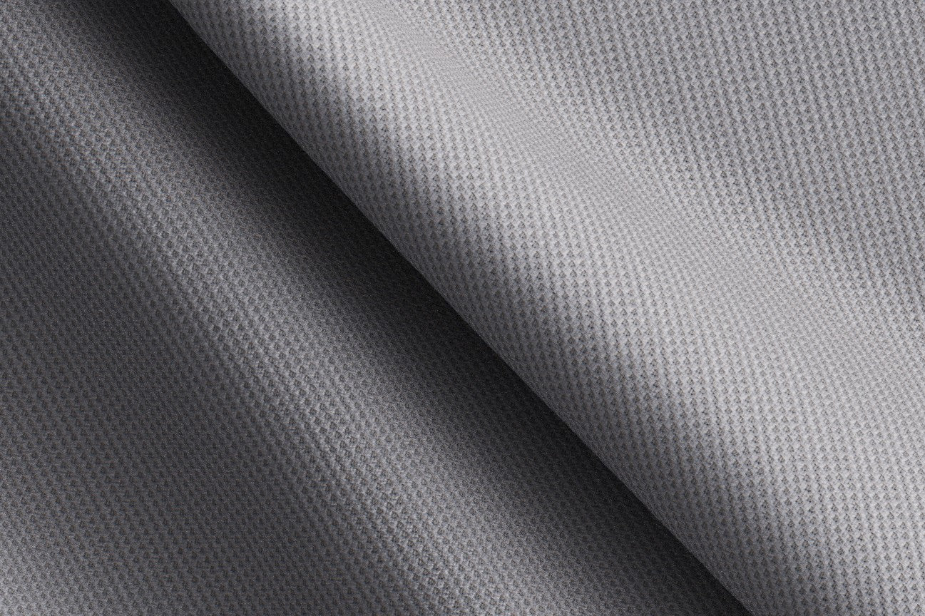 Canonico gray 110s polyester and acrylic tailored trousers