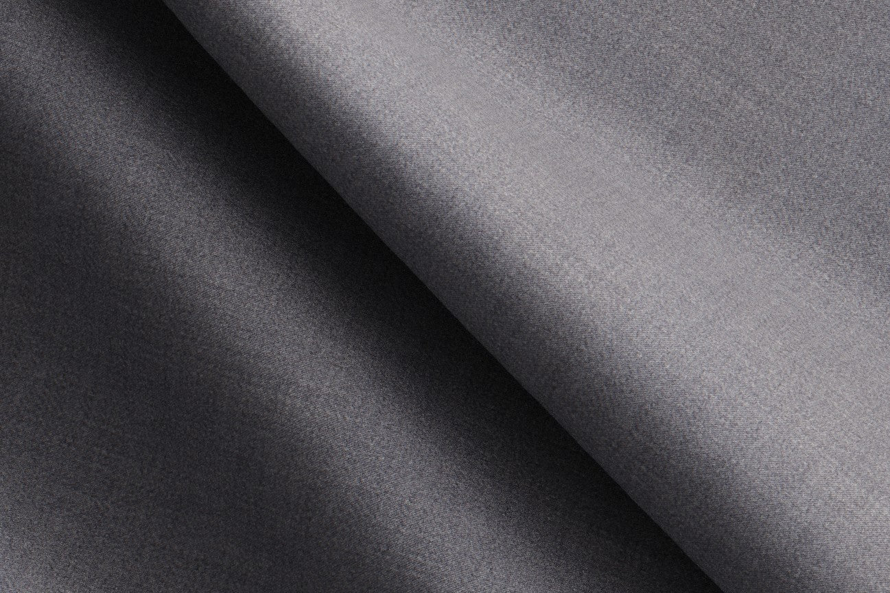 Caccioppoli gray 150s wool and silk tailored trousers with band