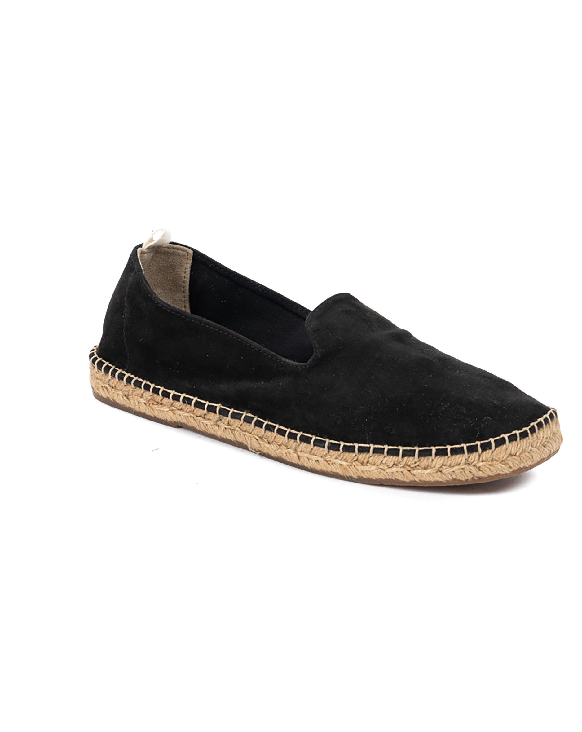 Atene Espadrilles in Black Suede