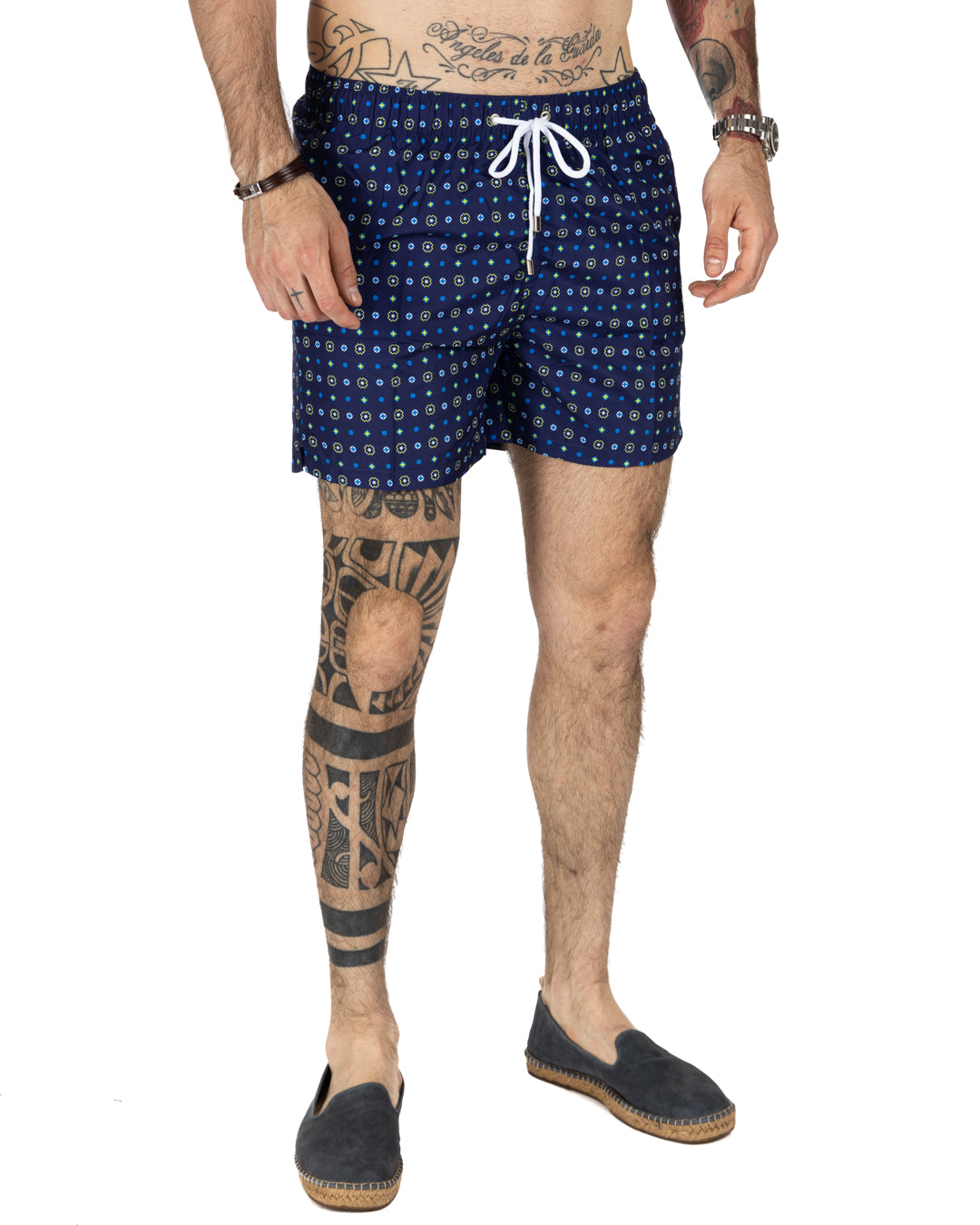 Swimsuit - Micro blue pattern