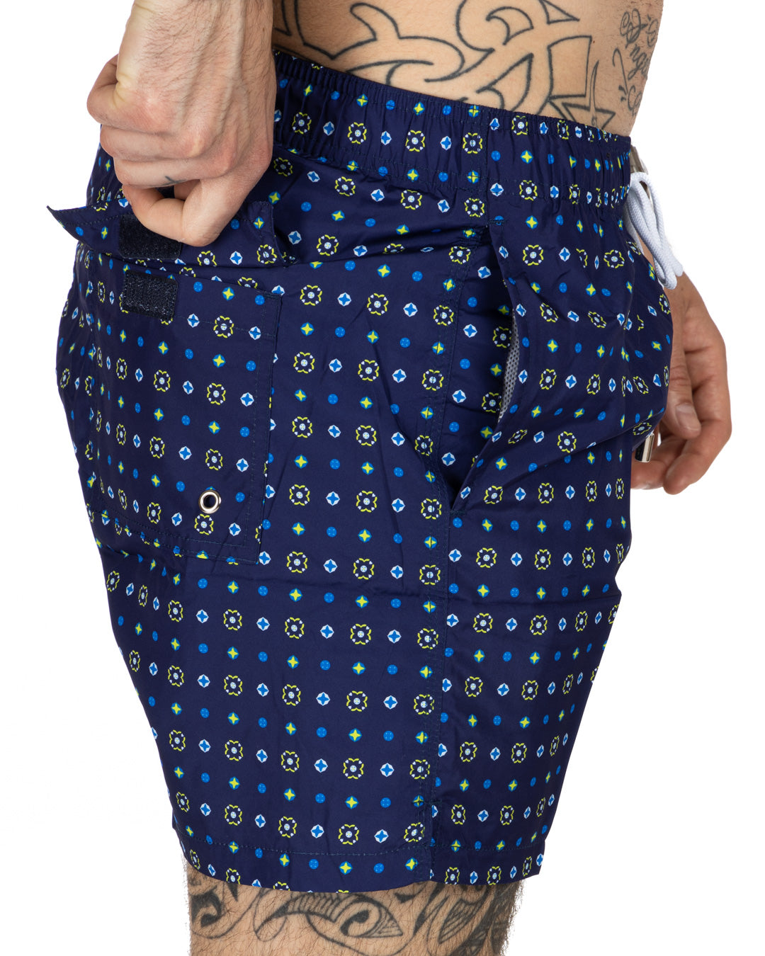 Swimsuit - Micro blue pattern