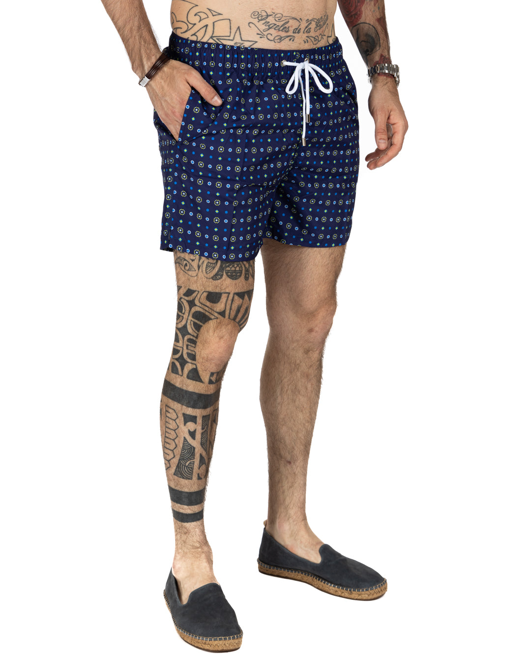 Swimsuit - Micro blue pattern